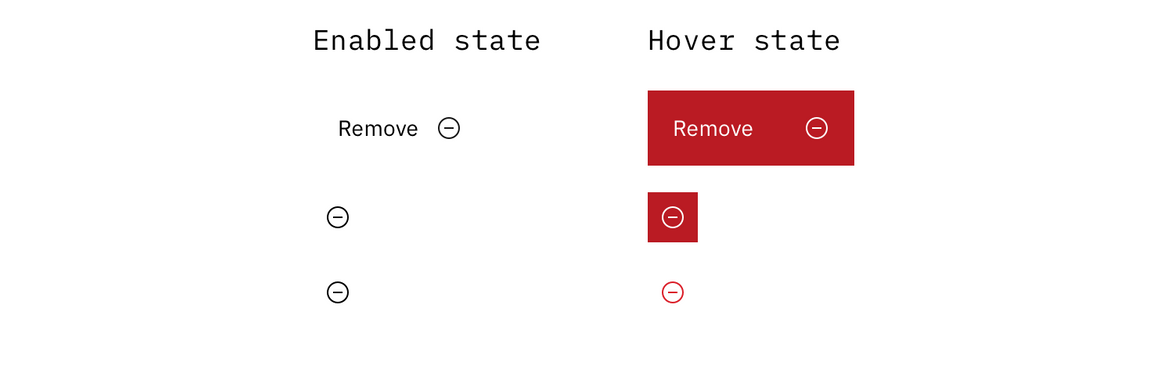 Low impact remove options requiring overrides to Carbon.